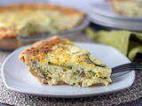 Zucchini Mushroom Quiche