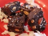 Coconut, Almond and Cranberry Fudge