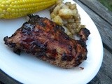 Blueberry-Mango Balsamic Grilled Chicken in an rv