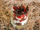 Brownie and Strawberry Mascarpone Whip Parfait