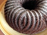 Cream Cheese Black Cherry Chocolate Bundt Cake #bundtamonth