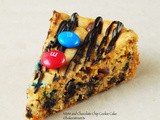 M&m and Chocolate Chip Cookie Cake
