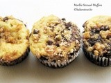 Muffin Monday: Marble Streusel Muffins