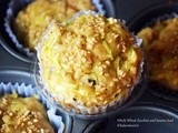 Muffin Monday: Whole Wheat Zucchini and Sesame Seed Muffins