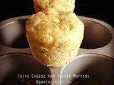 #MuffinMonday: Cheese Chive and Pepper Muffins