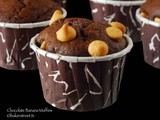 #MuffinMonday: Chocolate Banana Muffins with Peanut Butter Chips