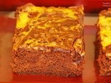 Pumpkin Swirl Chocolate Brownies