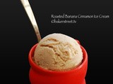 Roasted Banana Cinnamon Ice Cream