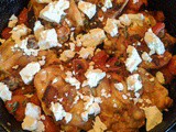 Chicken Thighs with Tomatoes and Feta