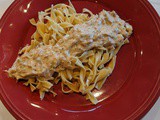 Slow Cooker Chicken Stroganoff