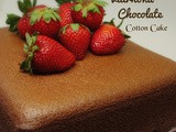 Valrhona Chocolate Cotton Cake- highly recommended! 法芙娜巧克力棉花蛋糕 - 强推!（中英加图对照食谱）
