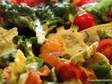 Frisse salade met bloedsinaasappels