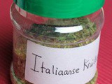 Italiaanse kruidenmix zelfgemaakt