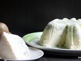 Semifreddo van kiwi en munt