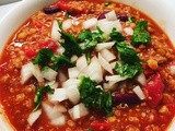 Red Lentil and Quinoa Slow-Cooker Chili