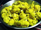 Cauliflower with Mustard and Nigella Seeds