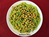 Green Tagliatelle with Chickpeas (pasta e ceci)