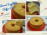 Almond Soya Milk Chiffon Cake