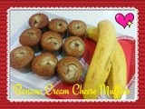 Banana Cream Cheese Muffins