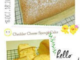 Cheddar Cheese Sponge Cake