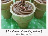 Ice Cream Cone Cupcakes