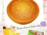 Pandan Coconut Butter Cake