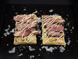 Herzhafte Waffeln. Rind. Trüffelmayo