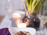 Maronen-Sellerie-Suppe mit Speckdatteln