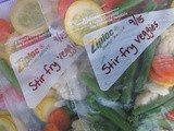 Freezer Stir Fry Veggie Packets