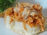 Pulled Buffalo Chicken Sliders