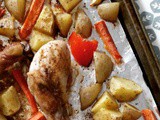 Roasted Chicken Sheet Pan Supper