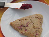 Strawberry Rhubarb Scones