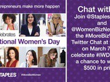 Passion and Purpose ~ #MoreBizWomen Twitter Chat with @StaplesCanada