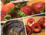 Strawberries and chocolate, oh what a perfect combination! #glutenfree