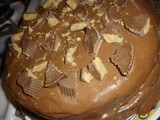 Fat Friday: Best Ever Chocolate Cake with Peanut Butter Cups