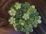 St. Patrick's Day hair clippies