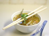 Asian lamb rib noodle soup