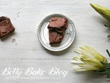 Double chocolate squares - fluffy chocolate  mallow and coconut
