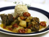 Lamb and rosa tomato stew