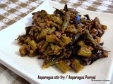 Asparagus Stir Fry | Asparagus Poriyal