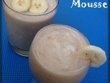 Banana mousse