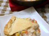 Chicken Pot Pie (Stepwise images)