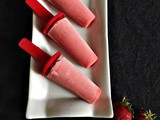 Strawberry Banana Popsicles