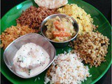 Aadi Perukku Variety Rice Recipes