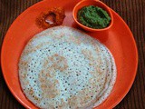 Aval Pori Dosa / Puffed Rice Dosa