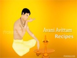 Avani Avittam Menu