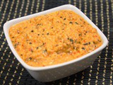 Carrot , Tomato and Onion Chutney / Dip