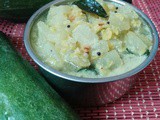 Cucumber with Coconut Milk kootu / Vellirikkai Thengai paal Kootu