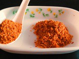 Dried Coconut Chutney Powder / Kopra thengai podi