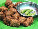 Gujarati Dal Vada / Green gram fritters
